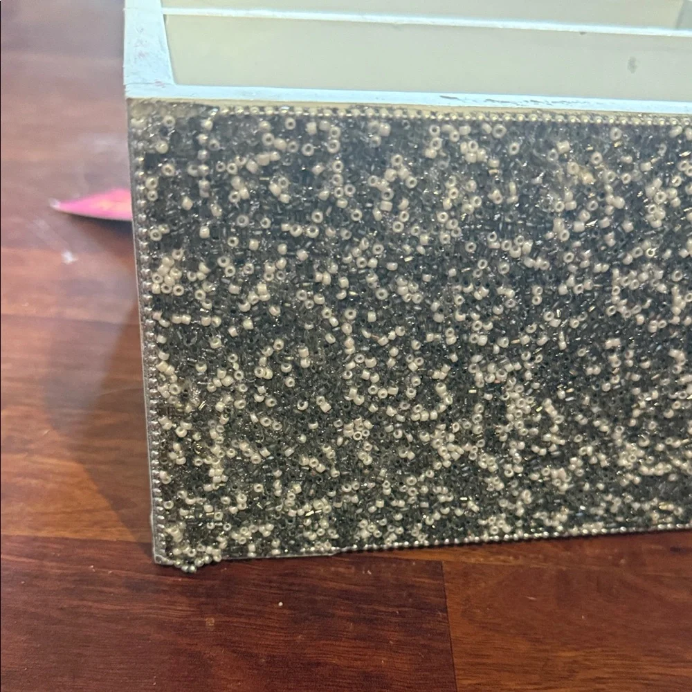 NWT Beaded Desk Storage Organizer